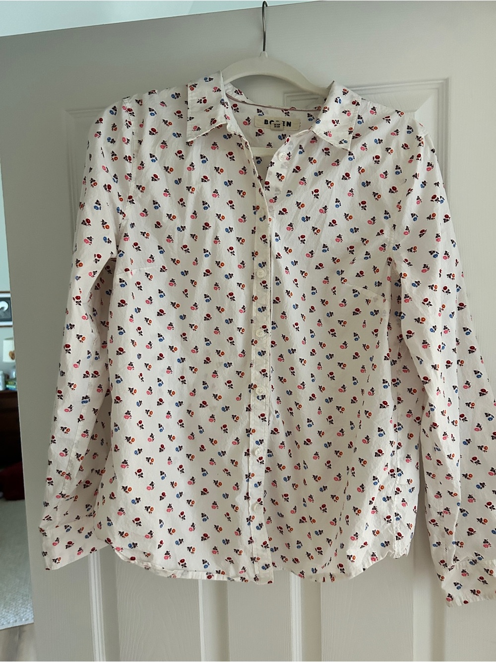 Bolden White Floral Button-Up Shirt - Unknown Brand